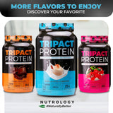 Nutrology TRIPACT Batido 7 en 1, Proteína Whey, 40 raciones