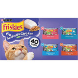 Alimento Para Gatos mariscos y pollo Pate 40 Latas