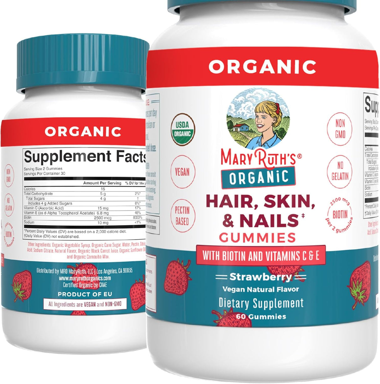 Suplemento MaryRuth's Vitaminas para el cabello y las uñas