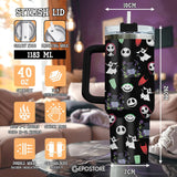 Taza de Acero Inoxidable 40 oz de Jack Skellington - Nightmare