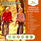Polvo de Triphala Orgánico 300 Cápsulas - Organic Veda 1000mg