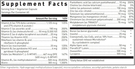 Suplemento Multivitamínico Douglas Laboratories Ultra Preventive 1