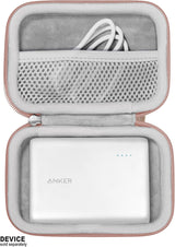 CaseSack Funda para cargador portátil Anker PowerCore 13000 (oro rosa)