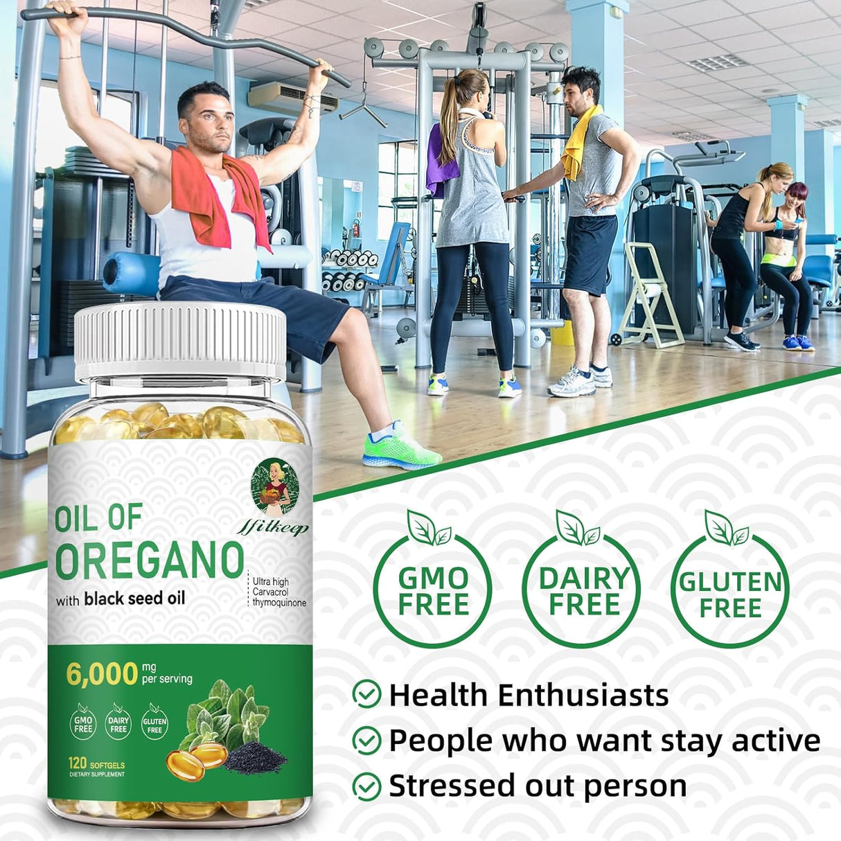 Aceite de Orégano en Softgels, Balance, 120 cápsulas