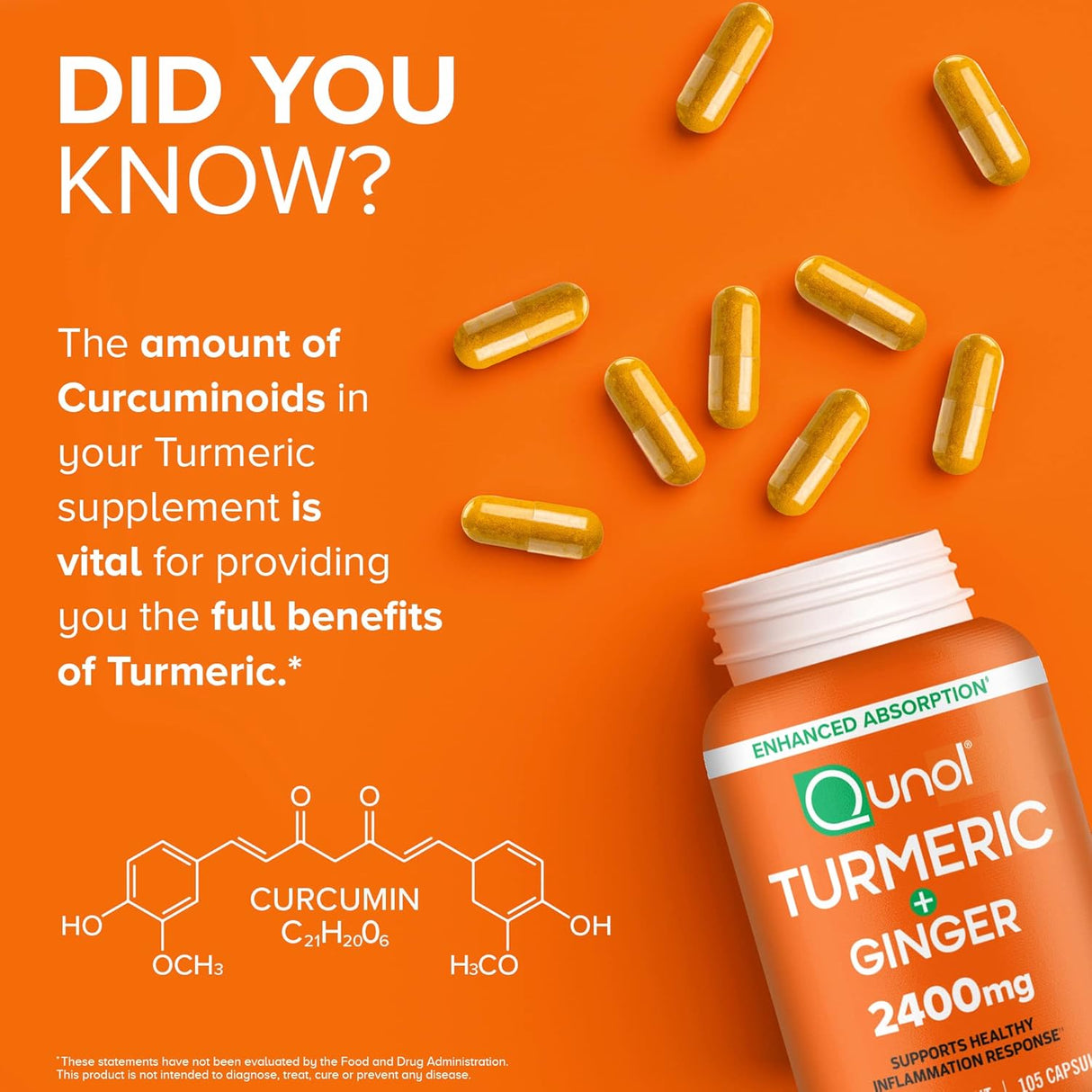 Suplementos Alimenticios  de cúrcuma  y jengibre