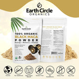 Maca Negra Orgánica Perú, Energía y Vitalidad, 8oz
