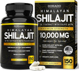 Shilajit Puro Himalaya con 85+ minerales 150 cápsulas