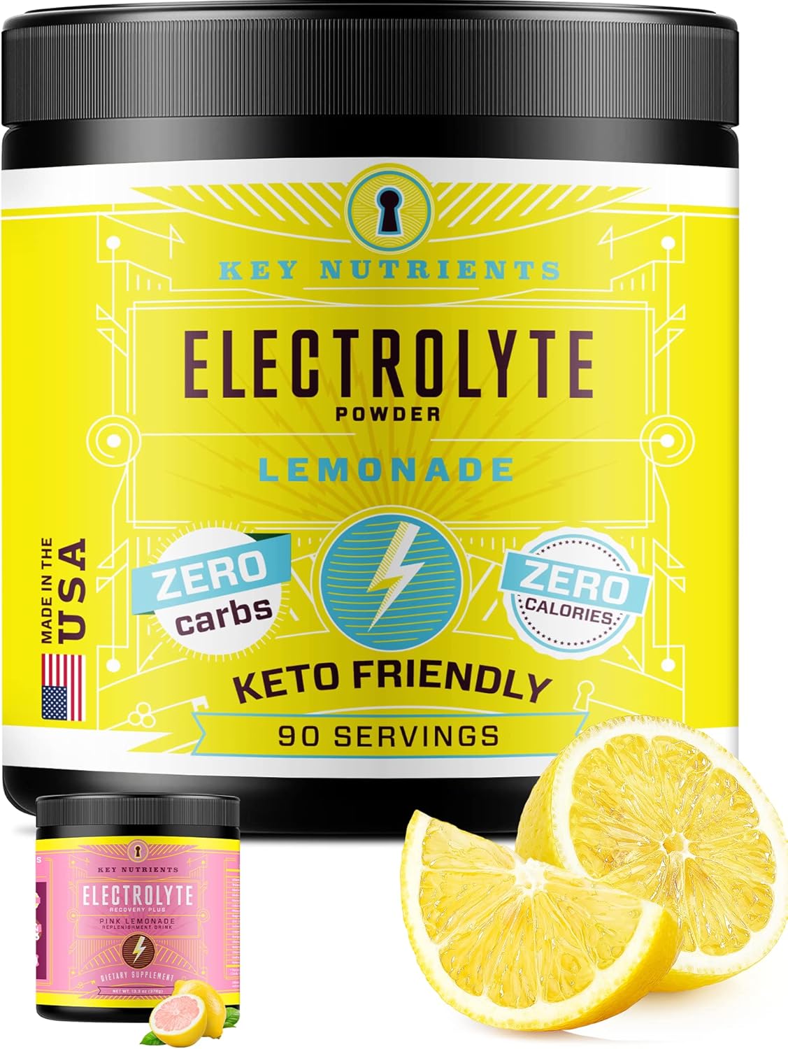 Suplementos Polvo de electrolitos de limonada sin gluten