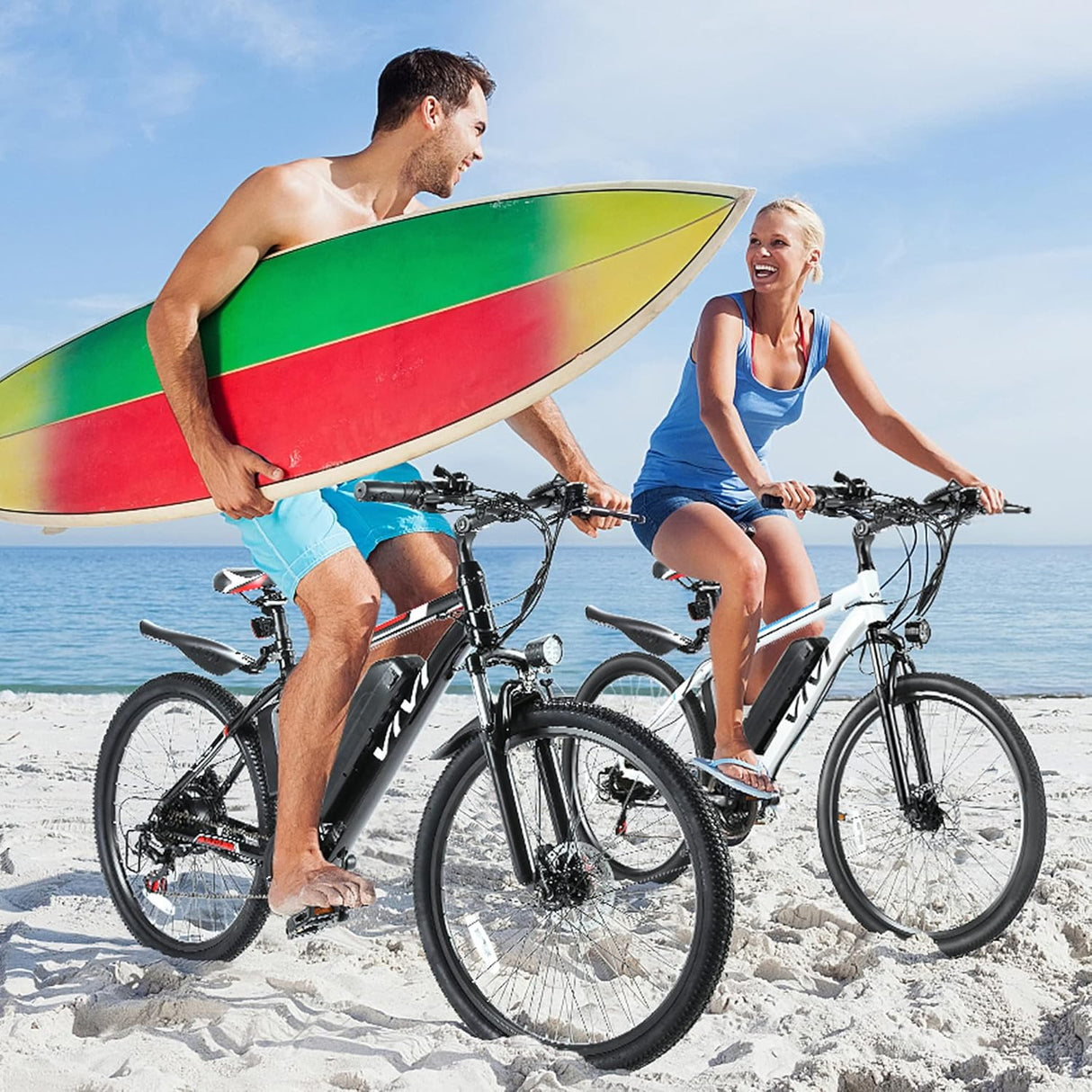 Bicicleta Eléctrica Vivi 26 780W, Batería 48V, 21 Velocidades