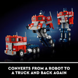 Optimus Prime 10302, Figura Transformable 2 en 1 Coleccionable