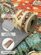 Alfombra tribal bohemia de 8 x 10 para sala 123456 Lahome