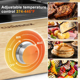 Parrilla eléctrica de 1500 W antiadherente CMRG-300W CUSIMAX