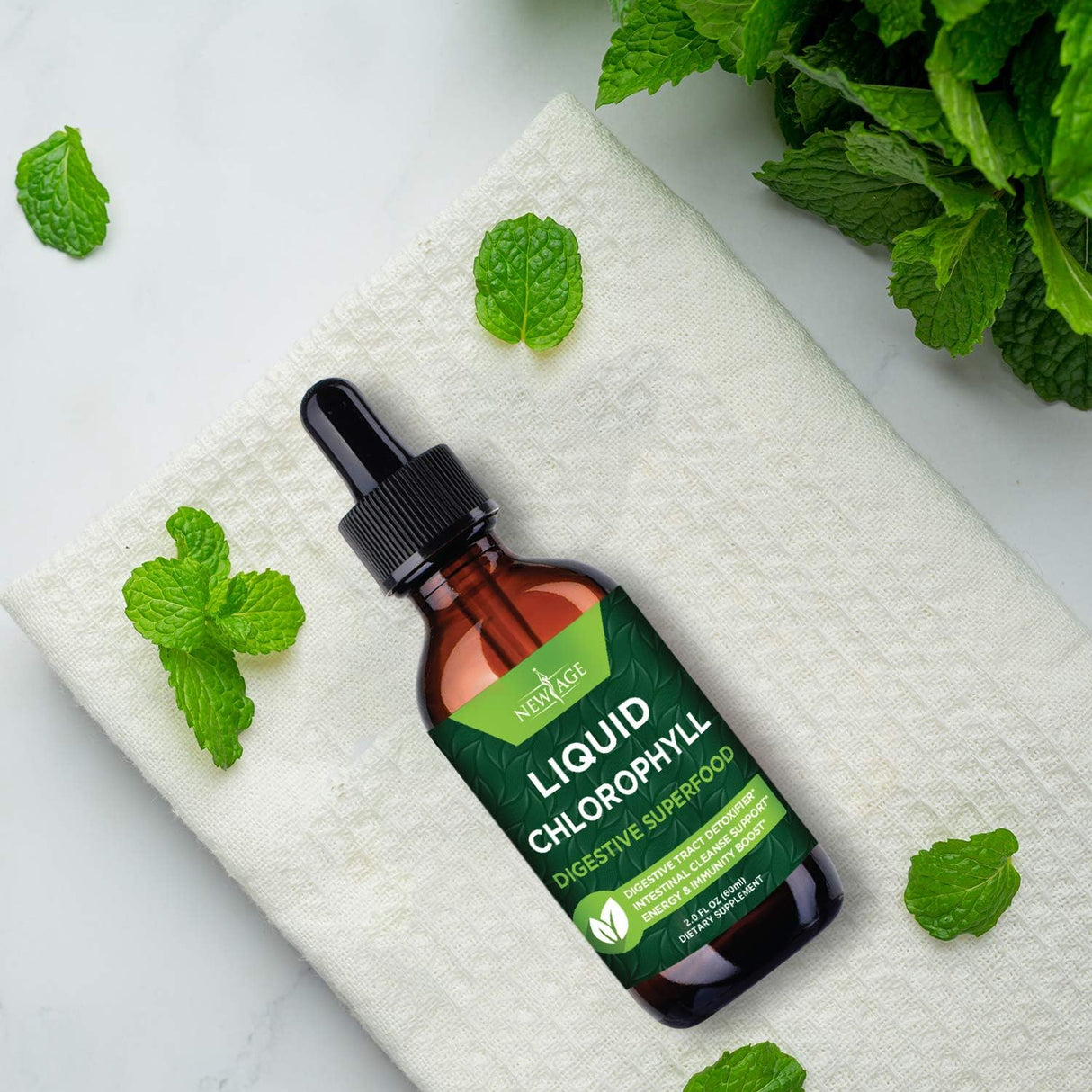 Suplementos Alimenticios  Gotas líquidas de clorofila 60ml
