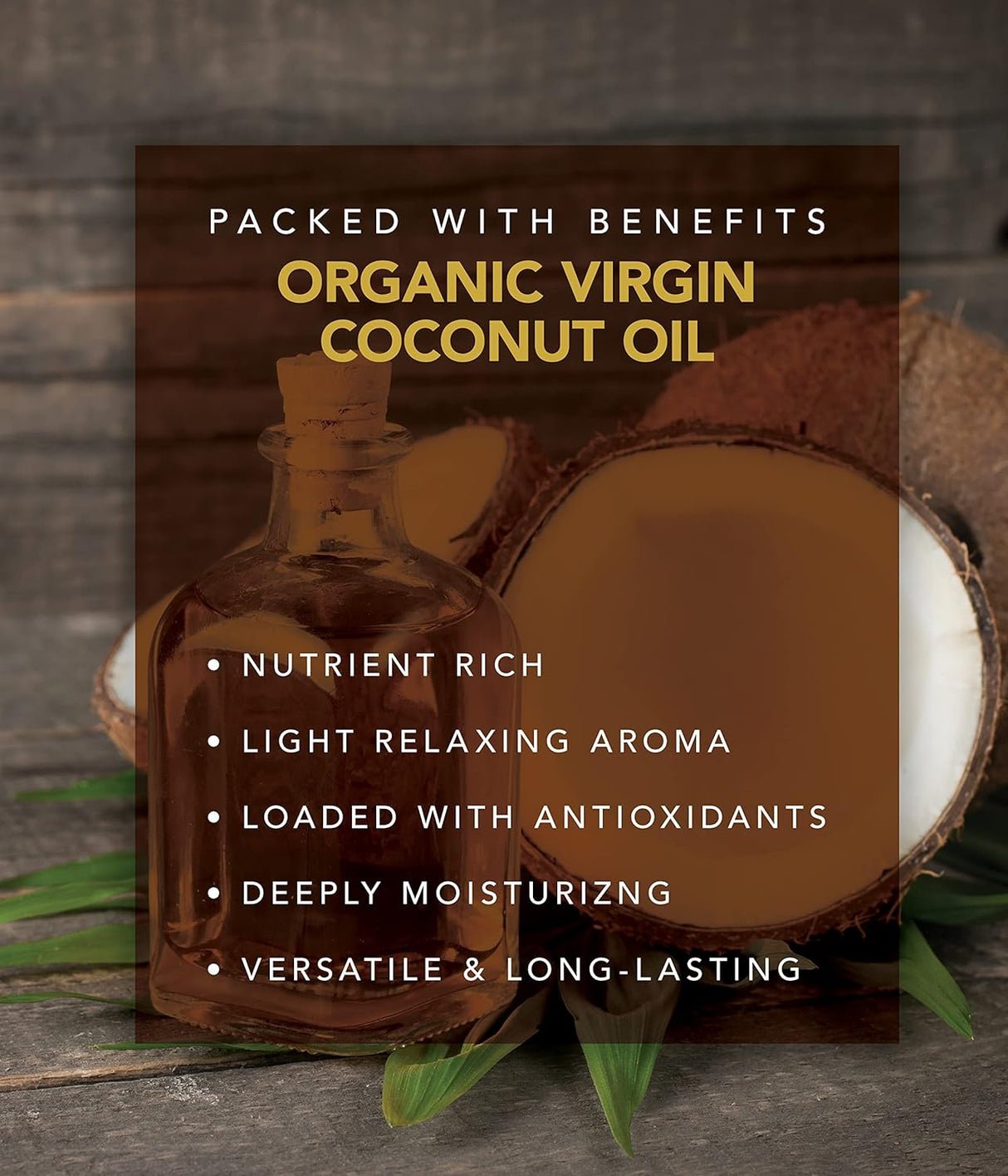 Aceite de masaje de coco orgánico elimina la tensión Biotone