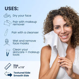 Caja de bambú con funda y toallas faciales CLEAN SKIN CLUB