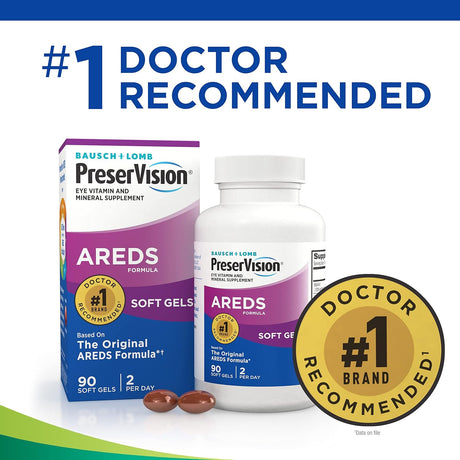 Suplemento de vitaminas y minerales para ojos PreserVision