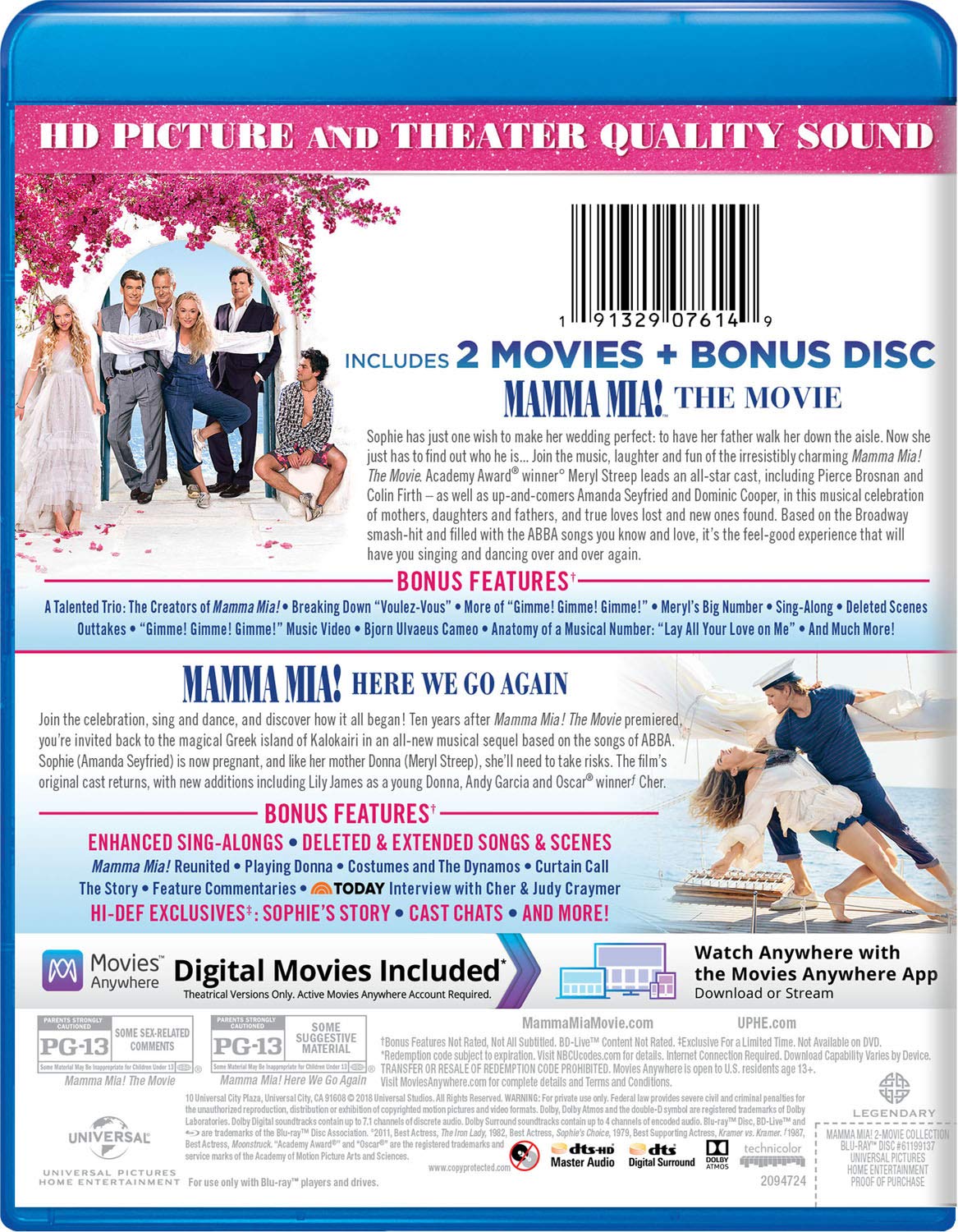Mamma Mia! 2-Movie Collection [Blu-ray]