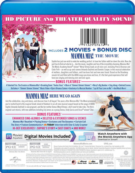 Mamma Mia! 2-Movie Collection [Blu-ray]