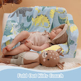 Silla de felpa suave y plegable para niños pequeños