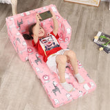 Silla infantil rosa, convertible a cama para niñas y niños