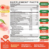 Super Methylated B Complex Gummies - Sin Azúcar, Omega-3, CoQ10