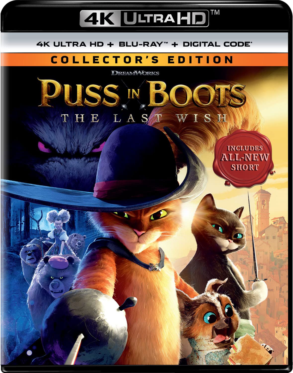 Película El gato con botas: El último deseo 4K Ultra