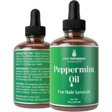 Aceite para el crecimiento del cabello de menta 1oz