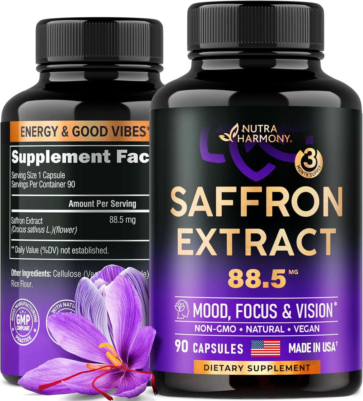 Suplementos naturales de azafrán Extracto de azafrán puro