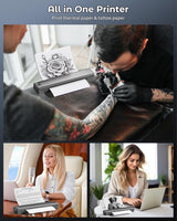 Itari M08F - Impresora portátil de plantillas de tatuaje Gris