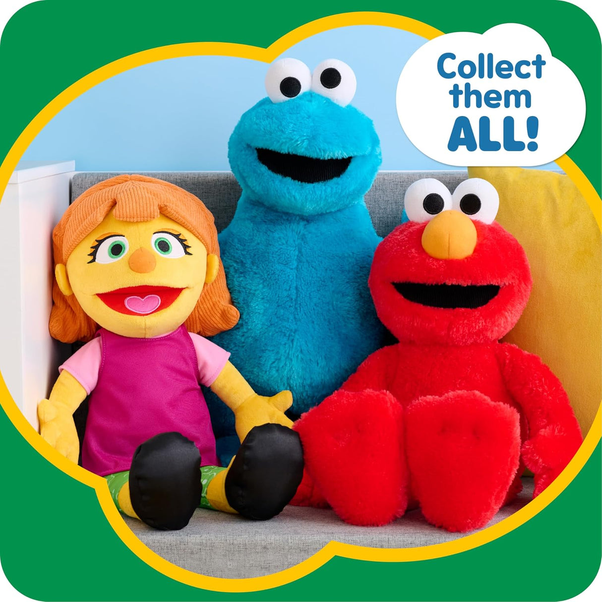 Muñeco de peluche Cookie Monster, Sesame Street, 18 pulgadas