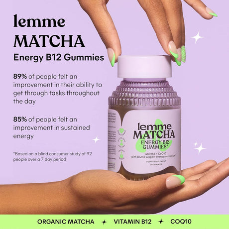 Suplemento Matcha Superfood  Gomitas energéticas con té verd