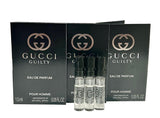 Eau de Parfum Guilty Pour Homme Muestra Mini 1.5 ML - Juego de 3