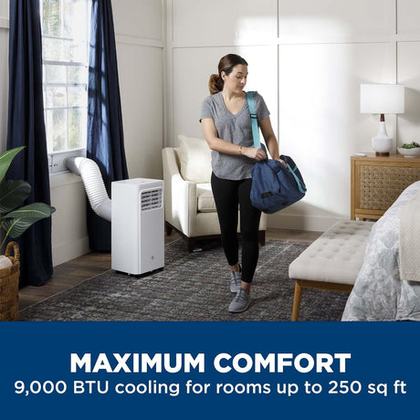 Aire Acondicionado Portátil GE 3 en 1, 9,000 BTU, WiFi