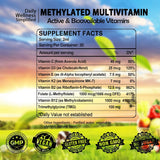 MultiVit Methylado Men & Women, 8-en-1 Methyl B12 Complejo