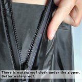 USHTH Funda impermeable negra para botas de lluvia