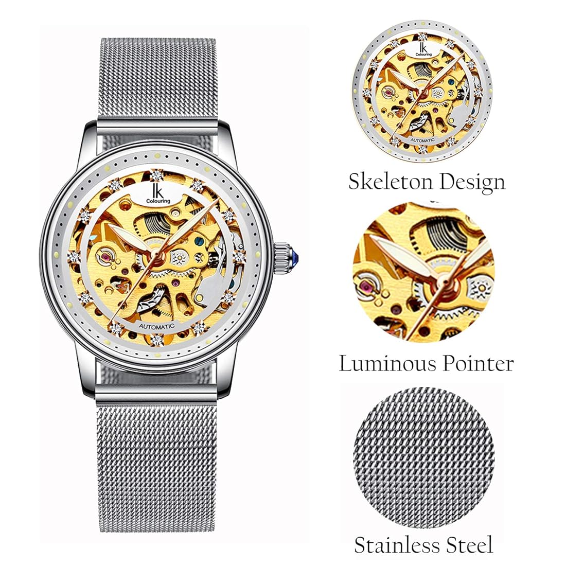Relojes de pulsera de cuerda automática