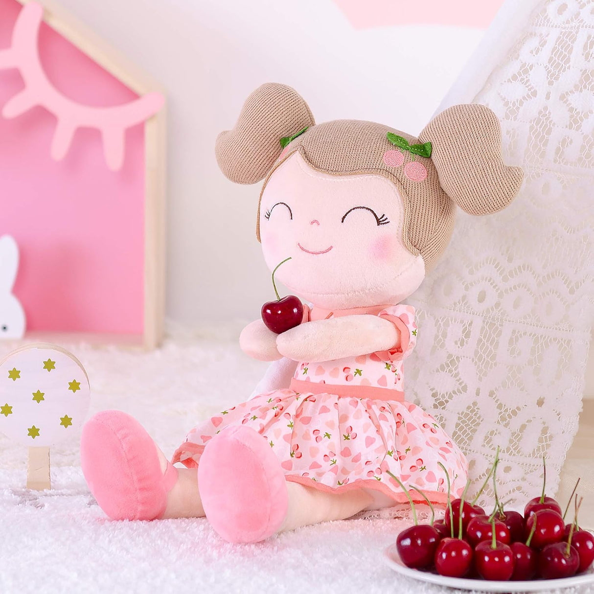 Peluche de Muñequita Gfts Combinación rosada 16 pulgadas