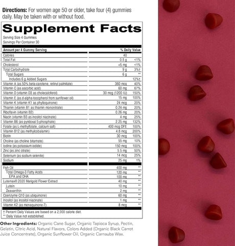 Suplemento Multivitamínico 50 Plus  vitamina C, D3 y zinc