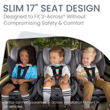 Asiento convertible para automóvil de 17 pulgadas  grafito