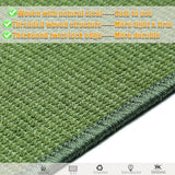 Alfombrilla de sisal para gatos color verde