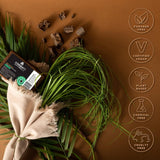 Barra de jabón negra africana Jabón negro natural perfumado