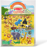 Juego de Stickers Reutilizables Safari, Melissa & Doug, 42 Piezas