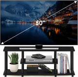Soporte TV 50", 3 niveles, 3D, sin herramientas, tubos redondos