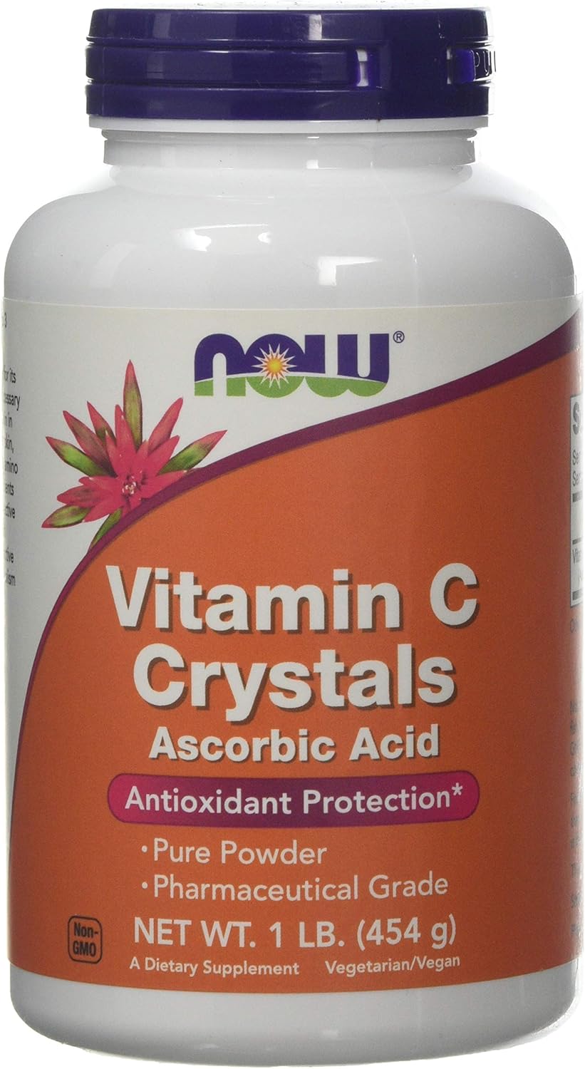 Vitamin C en cristales de Now Foods, 1 lb