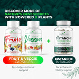 Cápsulas de Frutas y Verduras - Suplemento Natural - Pack 2