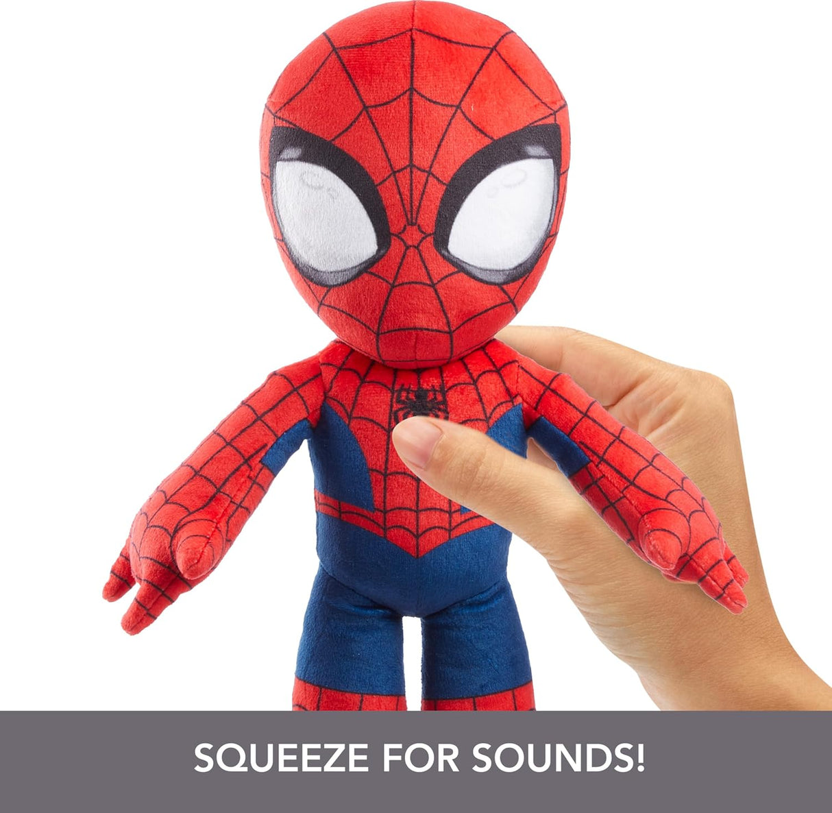 Muñeco de peluche Spider-Man, Mattel, 11.75, 10 sonidos y frases
