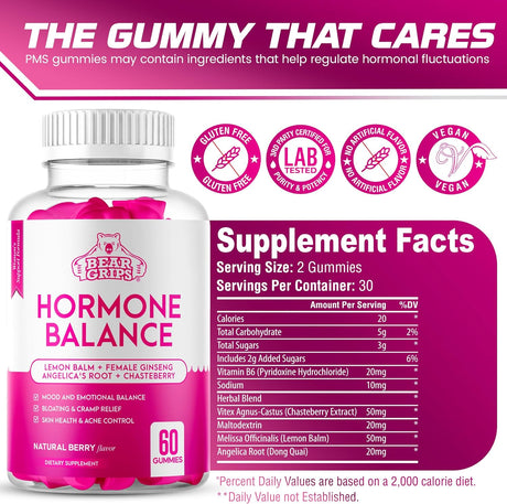 Equilibrio hormonal para mujeres para aliviar dolor