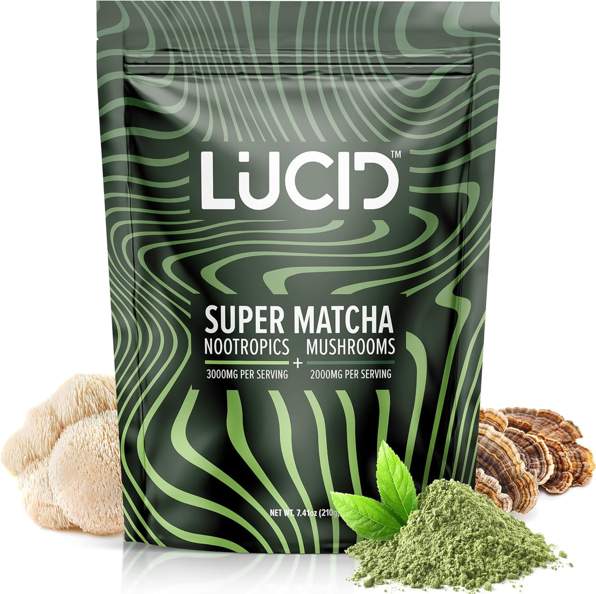 Superfood de Hongos Lucid Matcha - Enfoque y Salud Cerebral