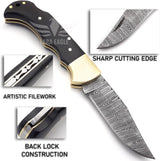 Cuchillo de bolsillo de 133 capas con afilador