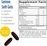 Suplementos Alimenticios Limón con zeaxantina y luteína